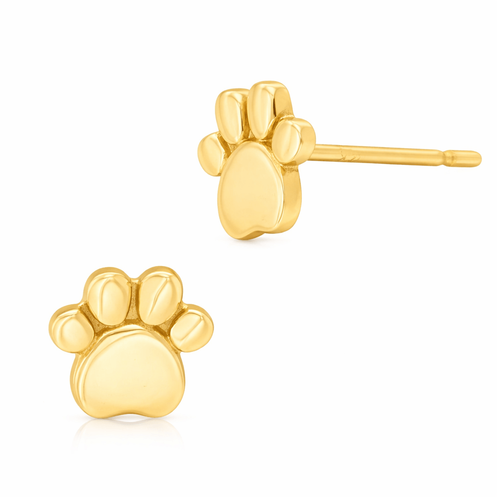 Curated Los Angeles Earrings Dog Paw Stud