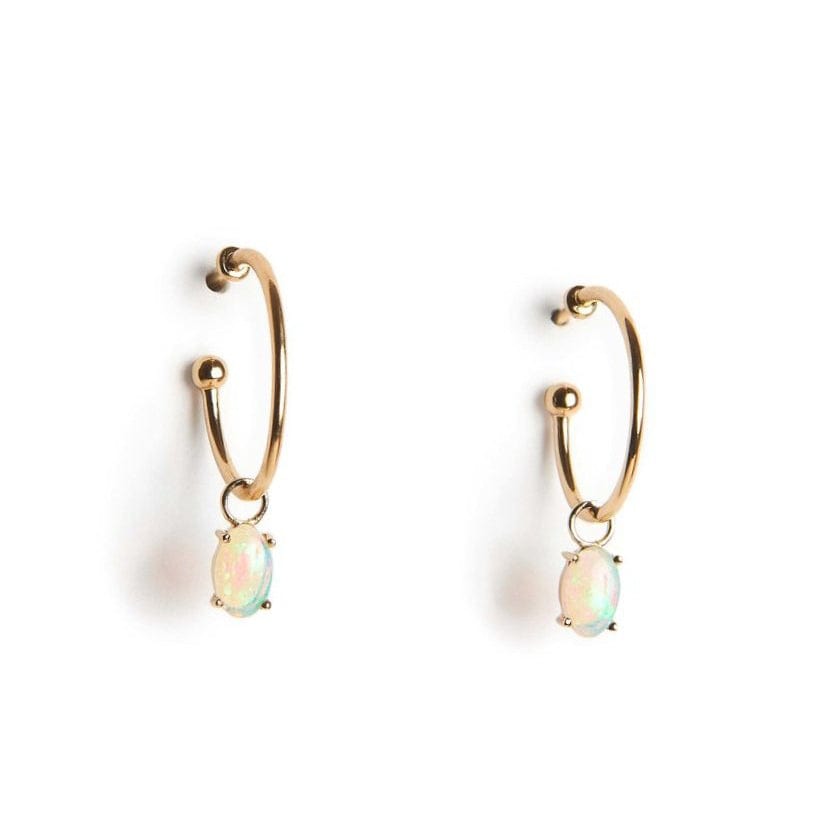Fade to Black Jewelry EARRINGS Elegant Floating Hoops Earrings