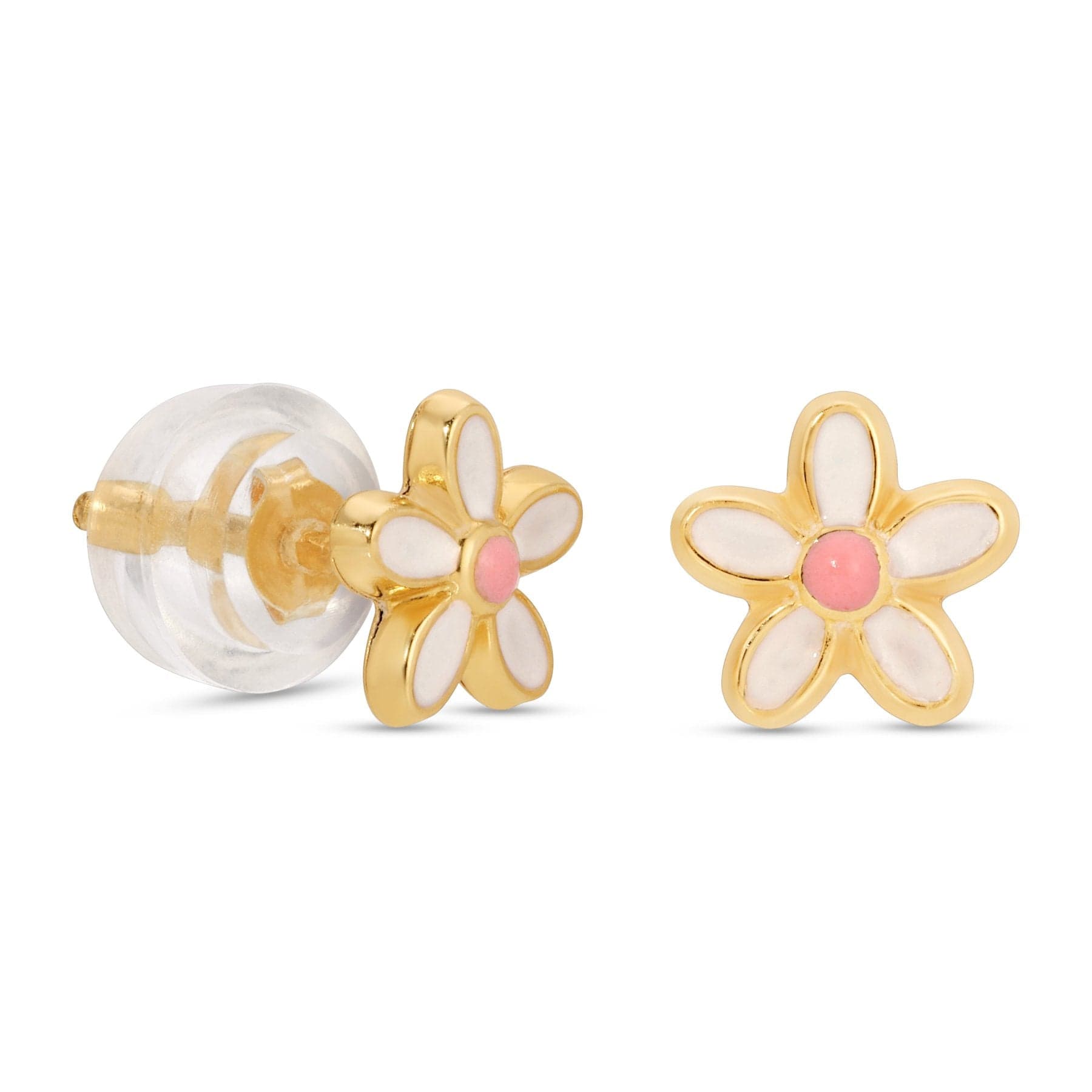 Curated Los Angeles EARRINGS Enamel Flower Studs