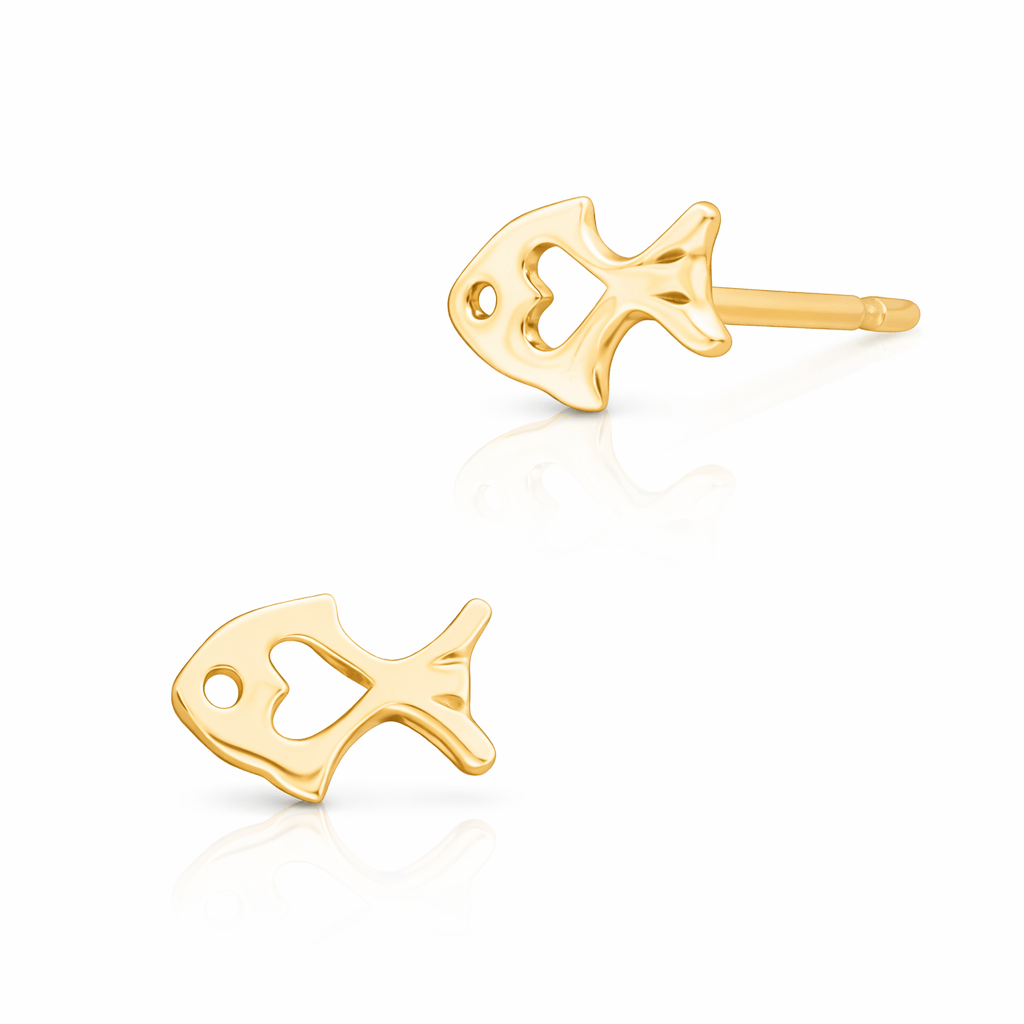 Curated Los Angeles Earrings Fish Stud Earring