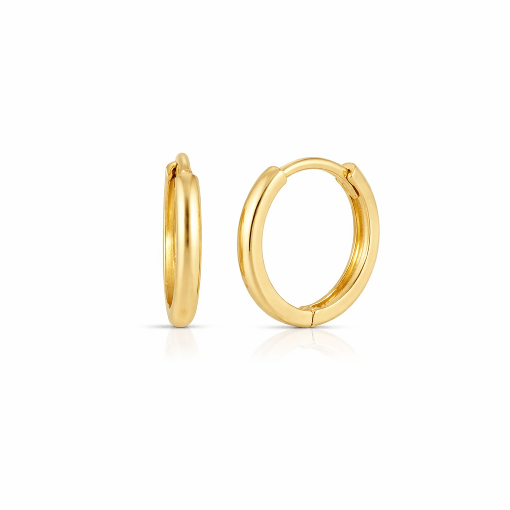 Curated Los Angeles EARRINGS Large Rounded Huggie