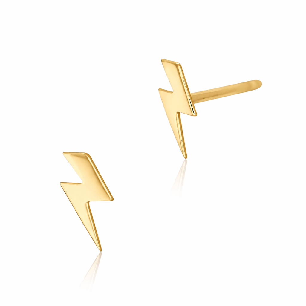 Curated Los Angeles Earrings Lightning Bolt Stud