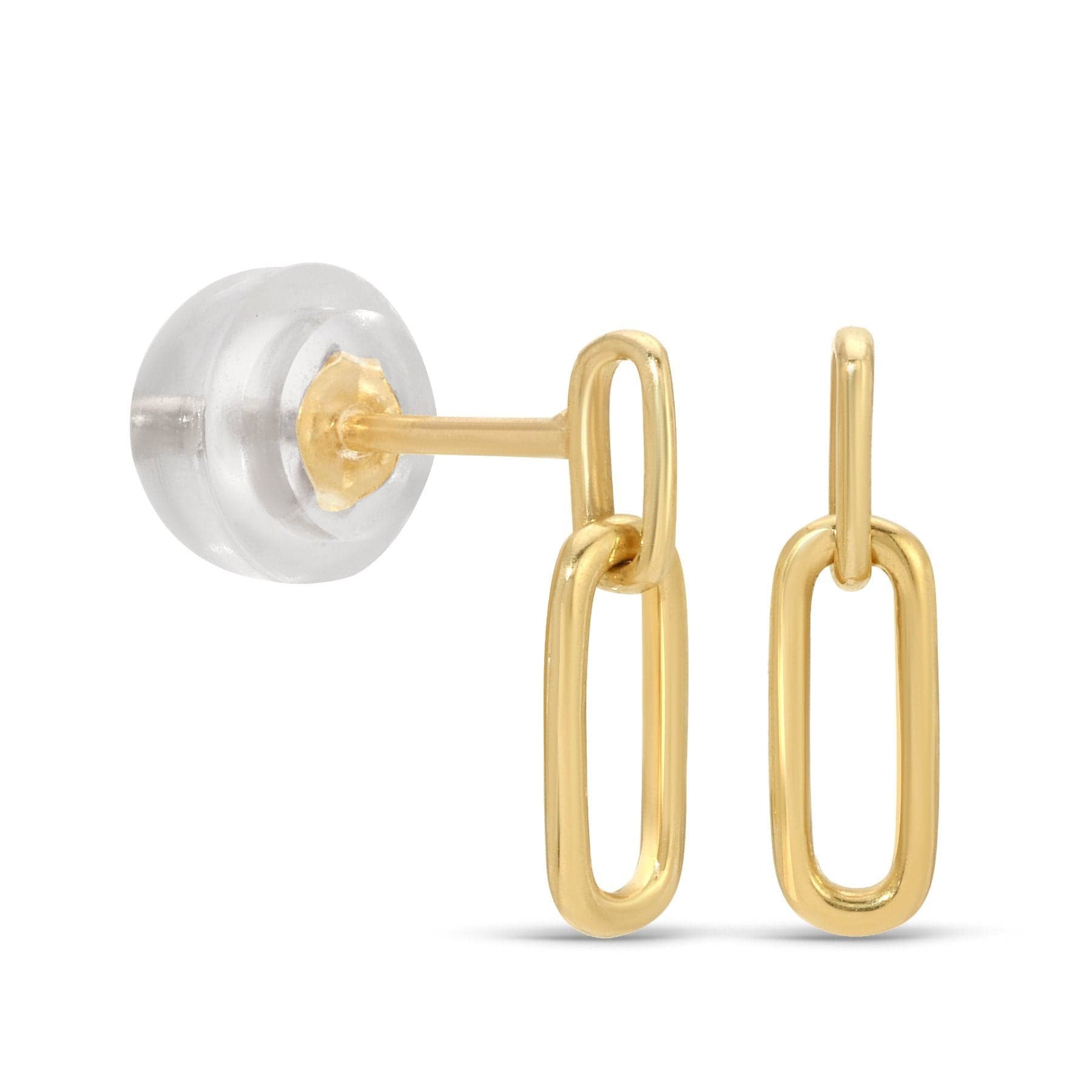 Curated Los Angeles EARRINGS Oval Chain Link Studs