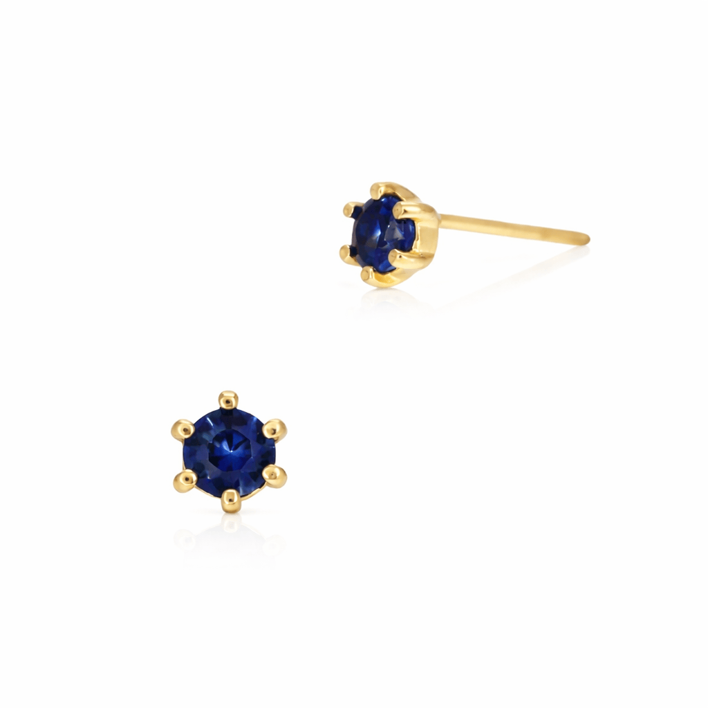 Curated Los Angeles Earrings Sapphire Studs
