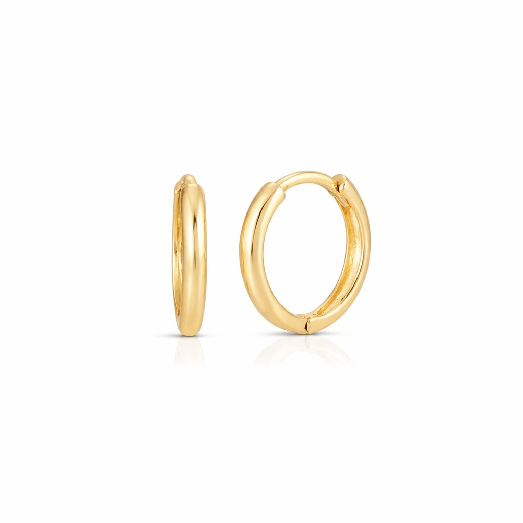 Curated Los Angeles EARRINGS Small Rounded Huggie