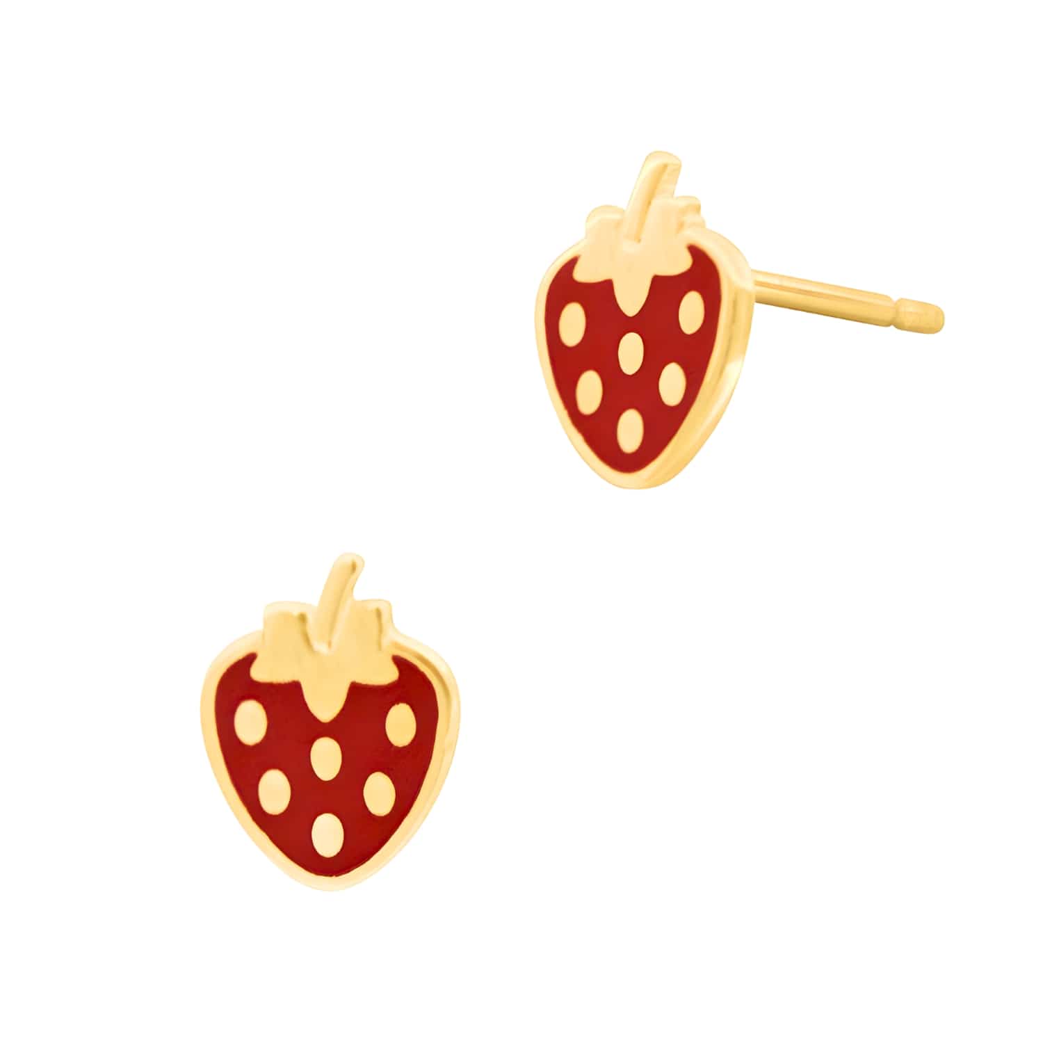 Curated Los Angeles Earrings Strawberry Stud Earring