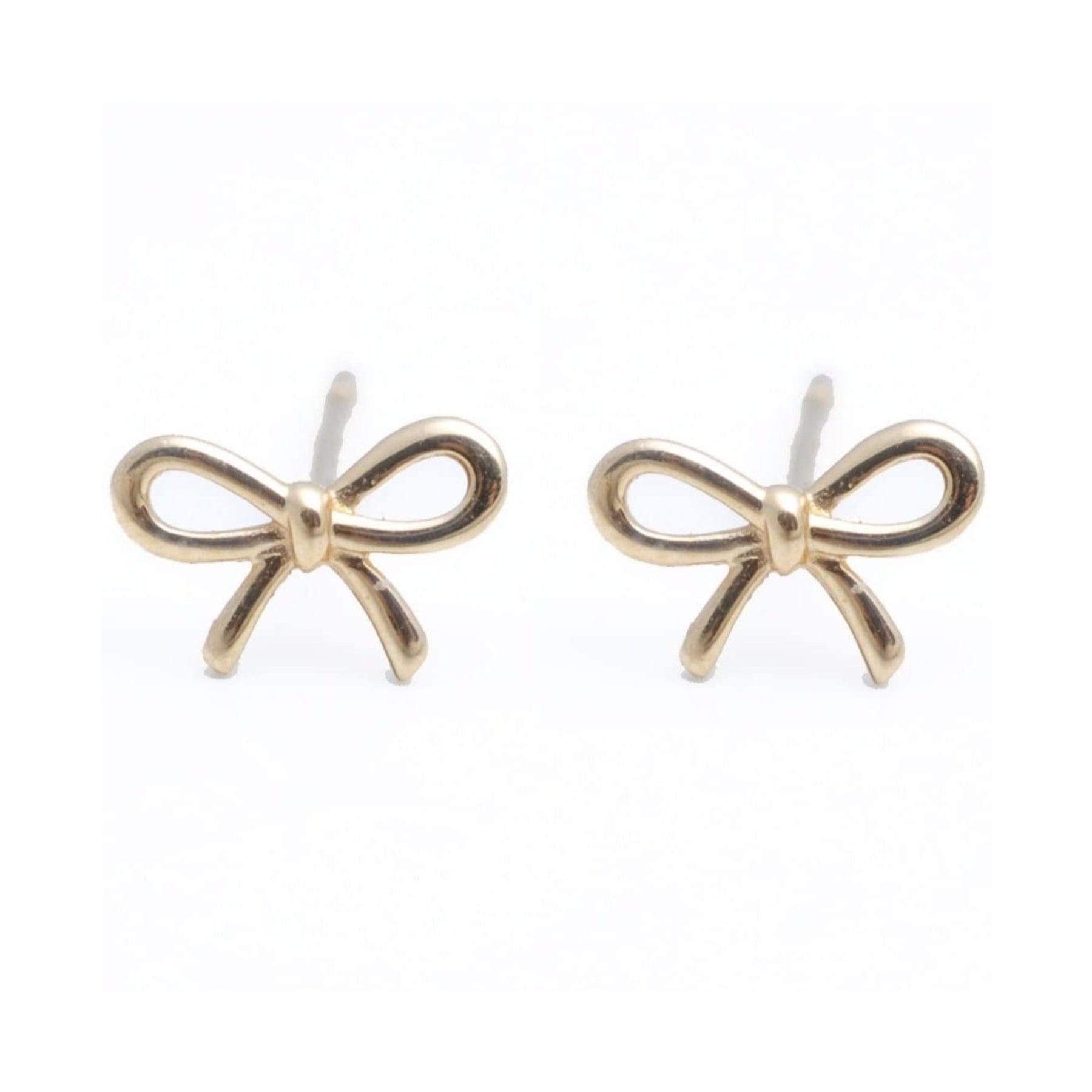Curated Los Angeles EARRINGS Tiny Bow Studs