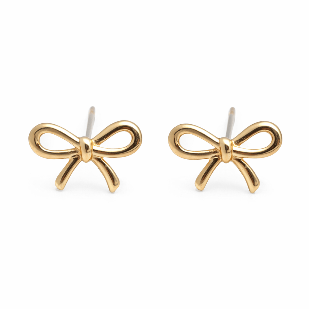 Curated Los Angeles EARRINGS Tiny Bow Studs