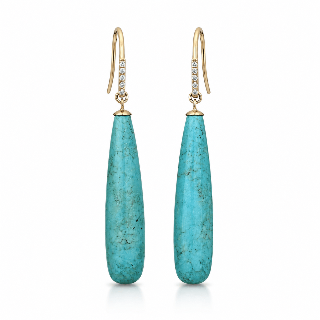 CLA EARRINGS Turquoise Drop Earrings