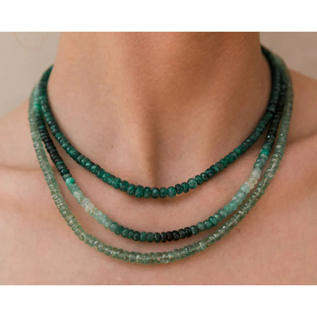 Emerald Ombre Necklace