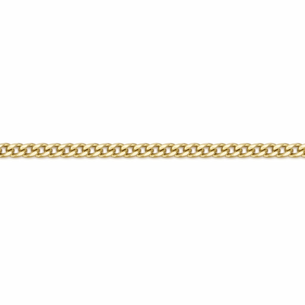 CLA FOREVER BRACELET Small Flat Curb Forever Bracelet Chain