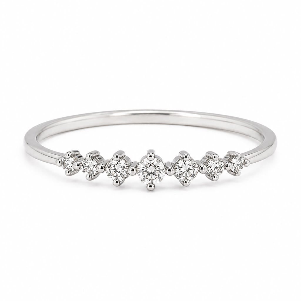 Curated Los Angeles Graduated Diamond Ring