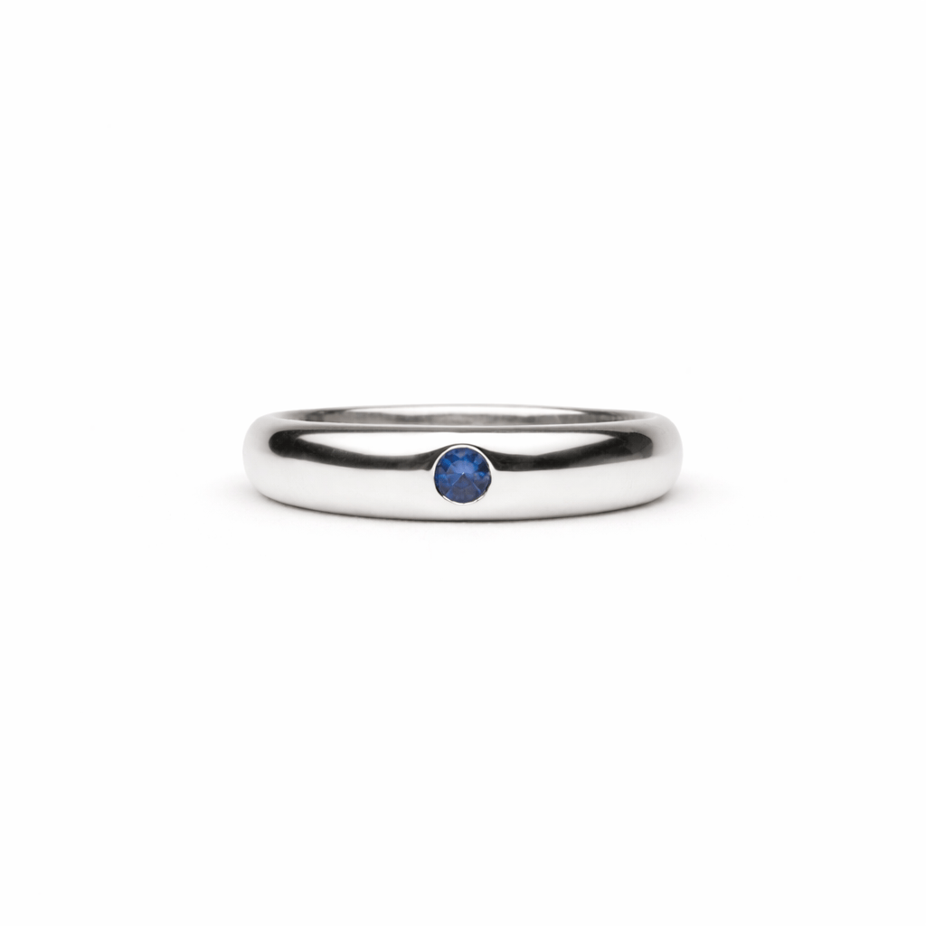 FADE TO BLACK STUDIO Lux Sapphire Birthstone Ring
