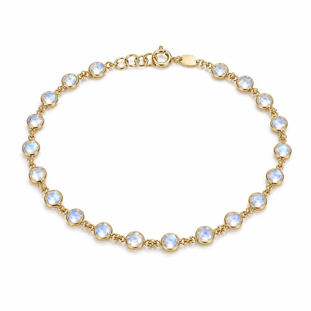 Curated Los Angeles Moonstone Eternity Bracelet
