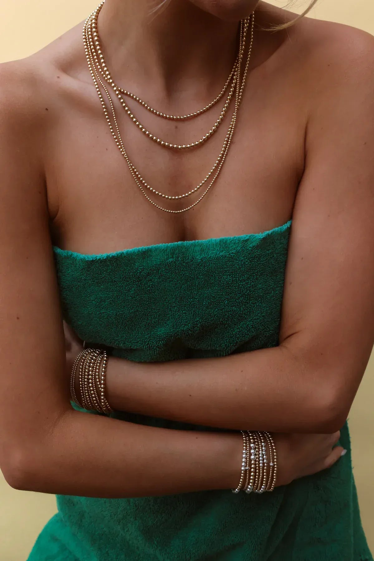 Karen Lazar NECKLACES 3MM SIGNATURE BEADED NECKLACE