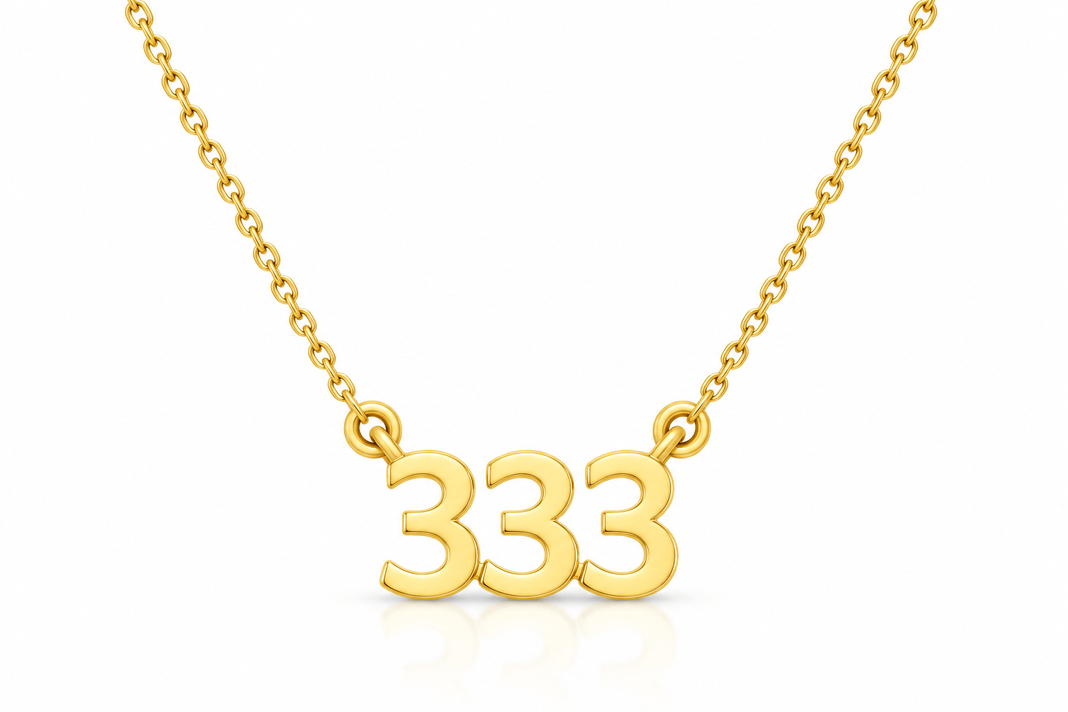 Carter Eve Jewelry NECKLACES Angel Number 333 Pendant Necklace