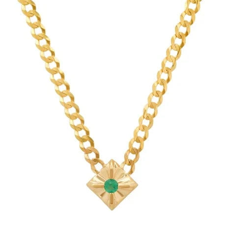 CAITLIN NICOLE JEWELRY NECKLACES Carmela Emerald Necklace