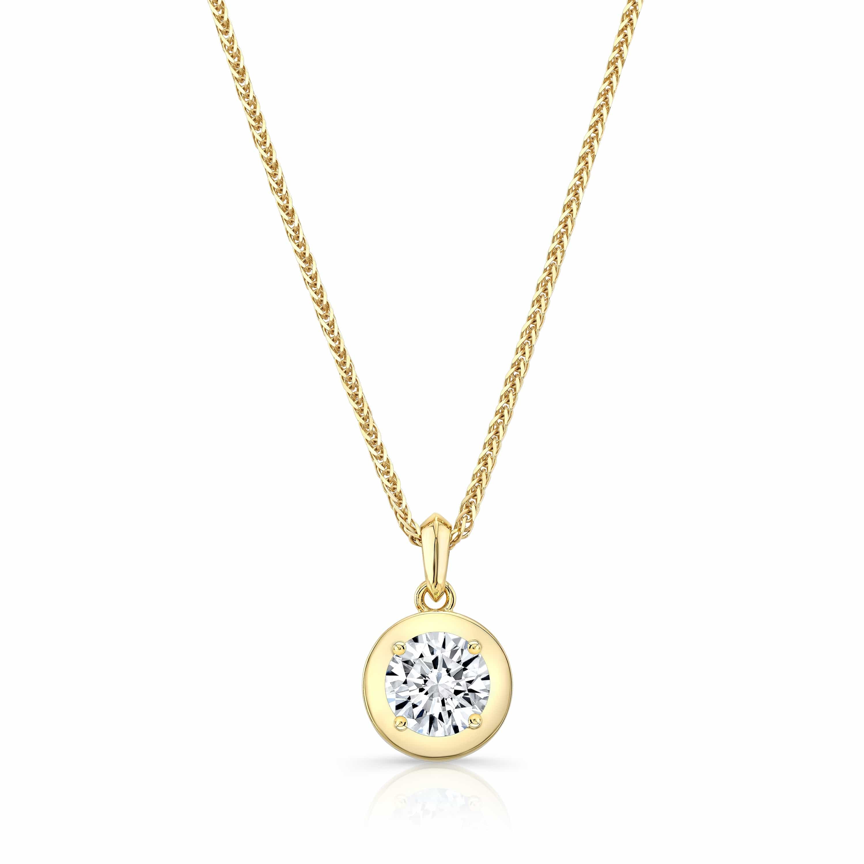 Carter Eve Jewelry NECKLACES 14K Yellow Gold Diamond Orb Necklace
