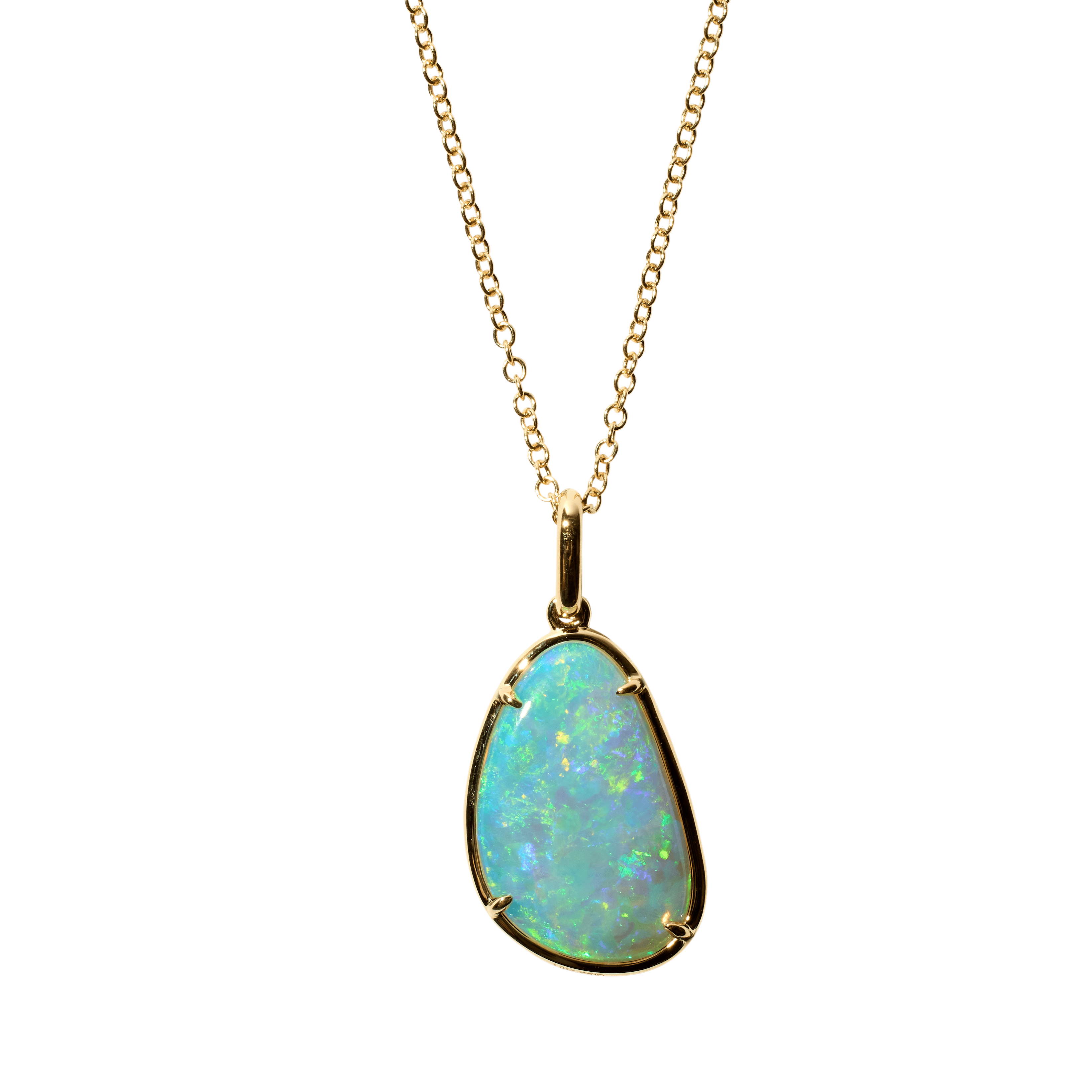 Fade to Black Jewelry NECKLACES Freeform Opal Necklace