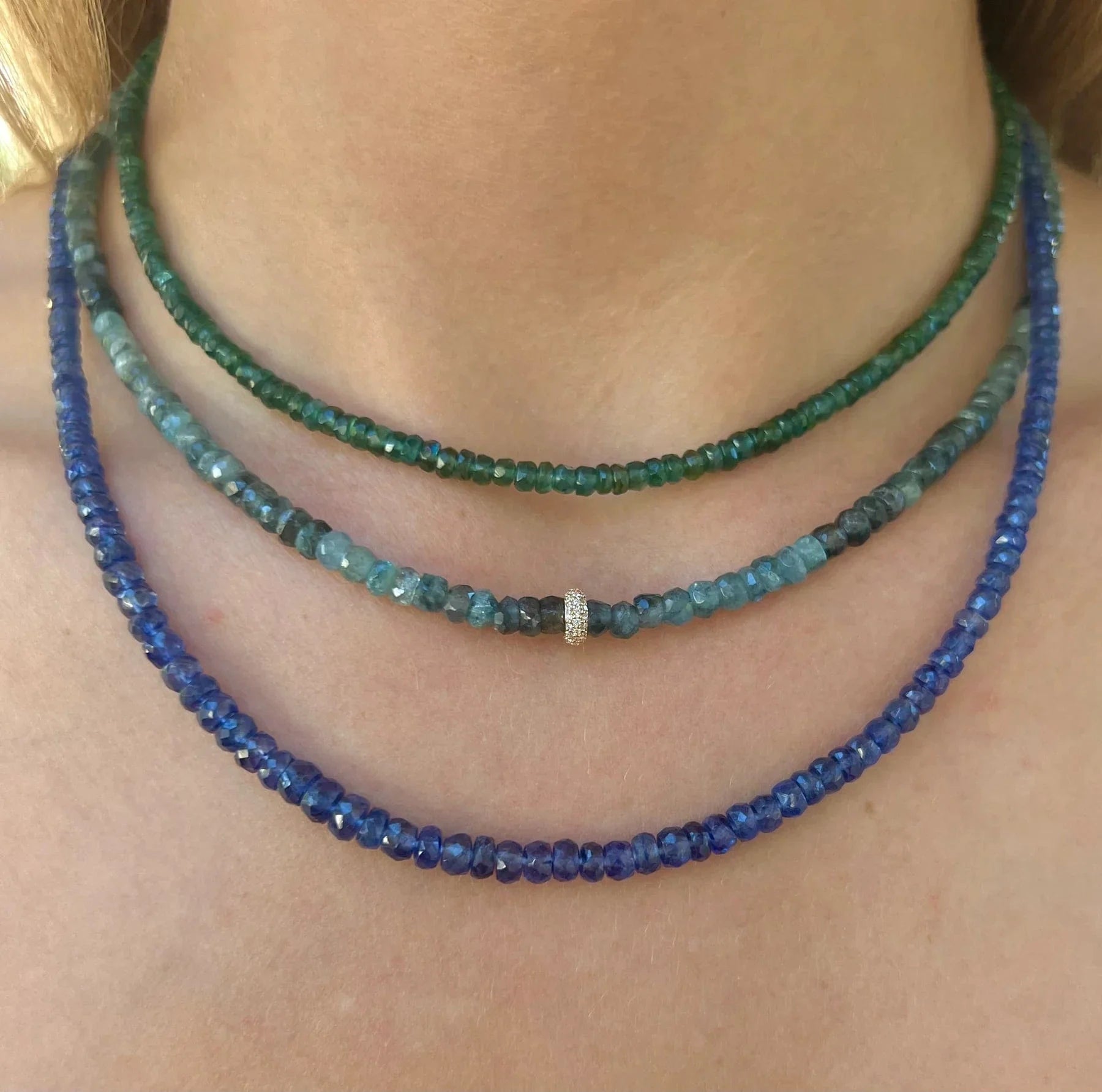 Karen Lazar NECKLACES GREEN KYANITE NECKLACE