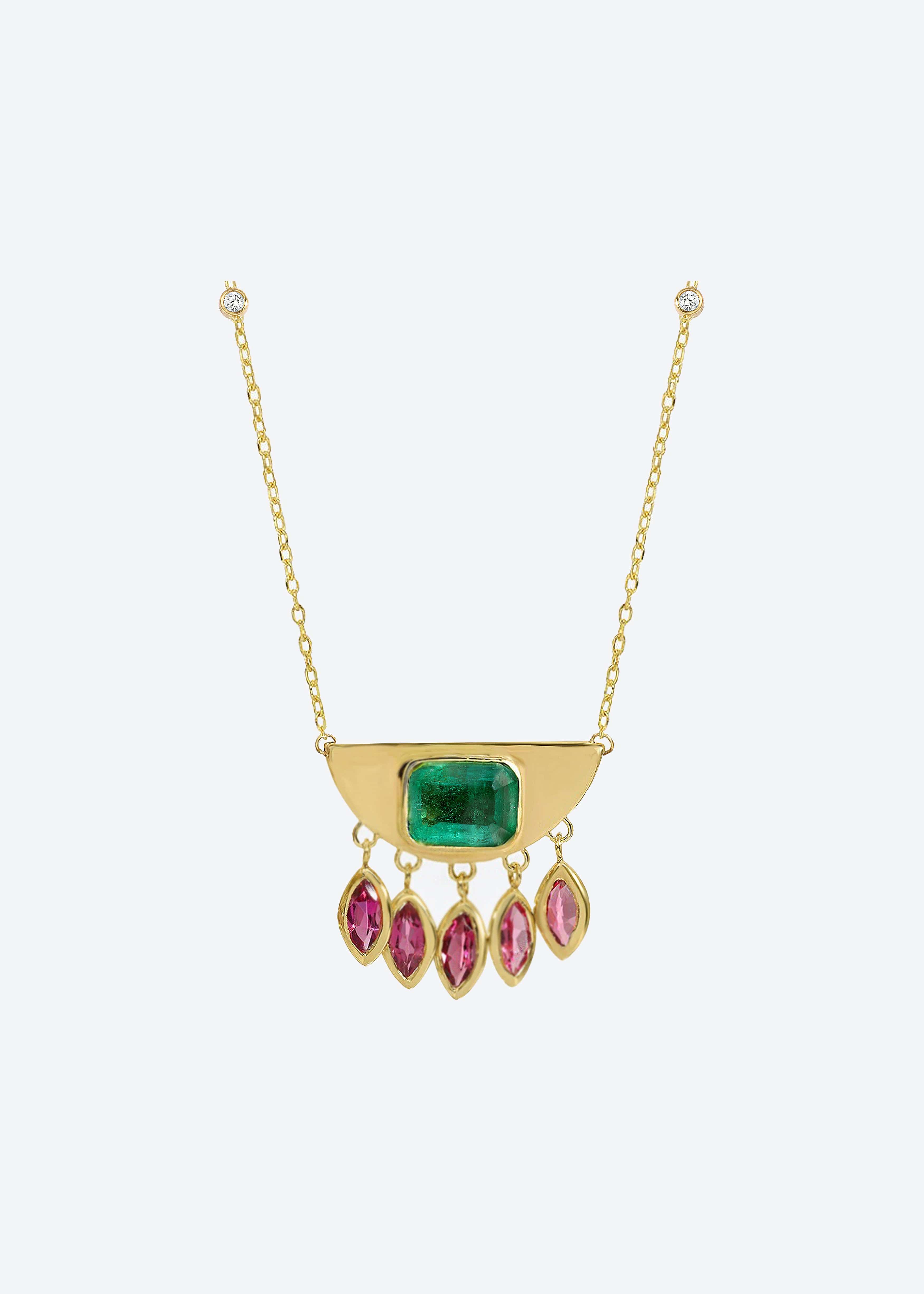 christinamagdolna NECKLACES Half Moon Necklace