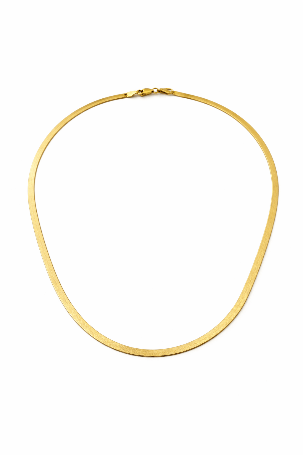 FADE TO BLACK STUDIO NECKLACES Herringbone Chain Necklace