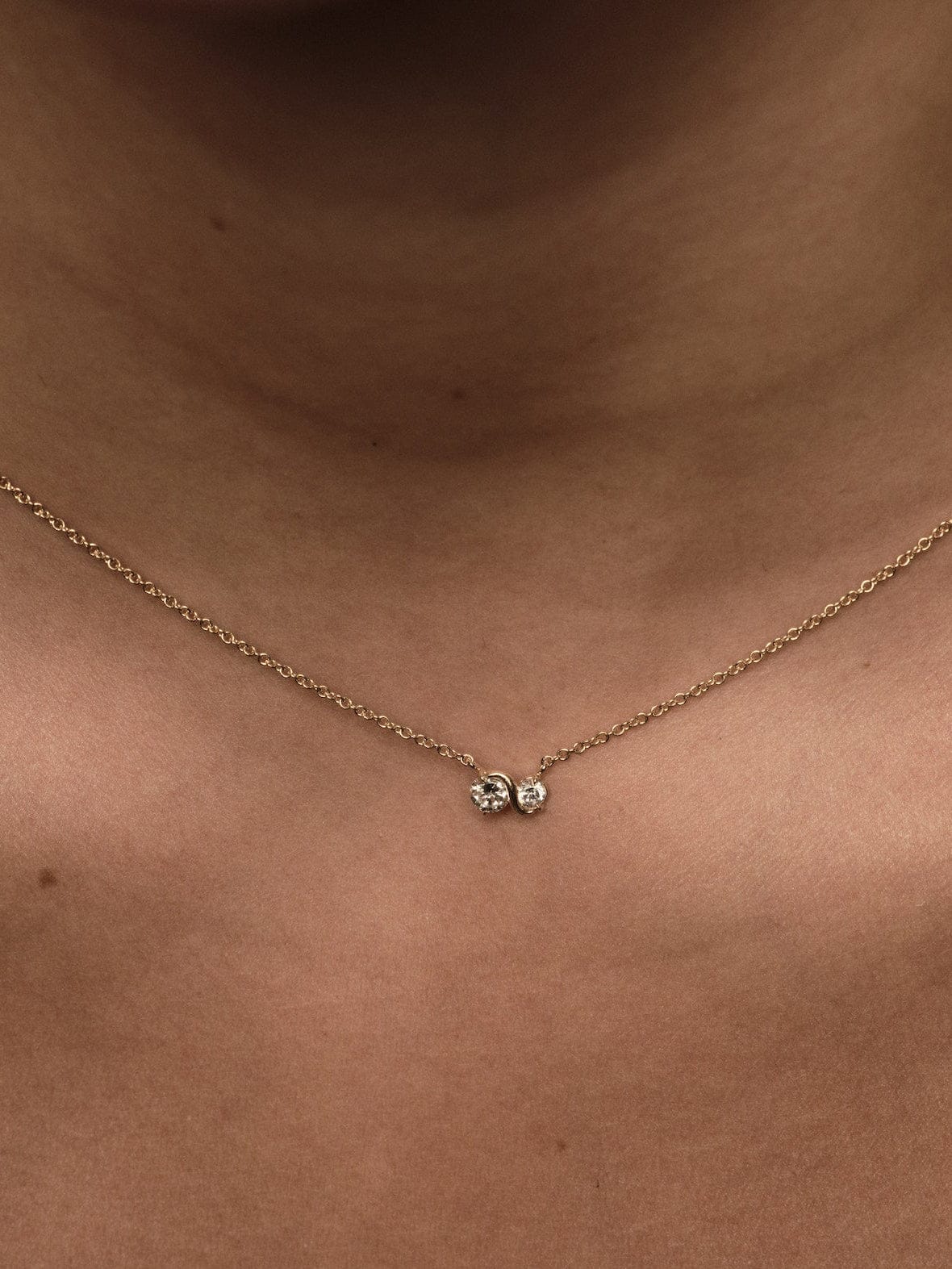 FADE TO BLACK STUDIO NECKLACES Infinite Diamond Necklace
