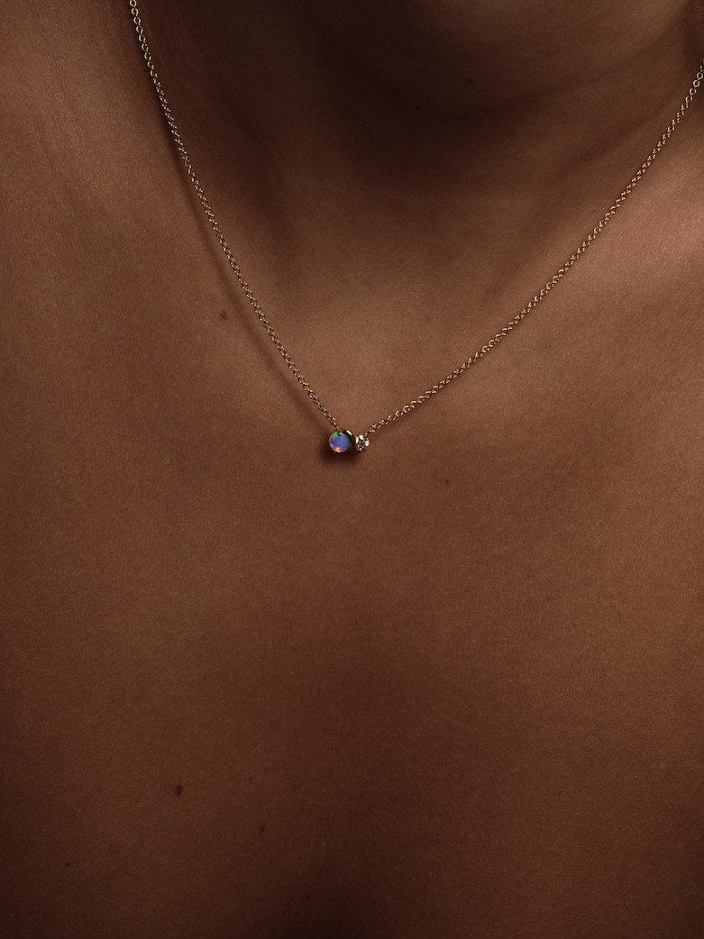 FADE TO BLACK STUDIO NECKLACES Infinite Opal Necklace