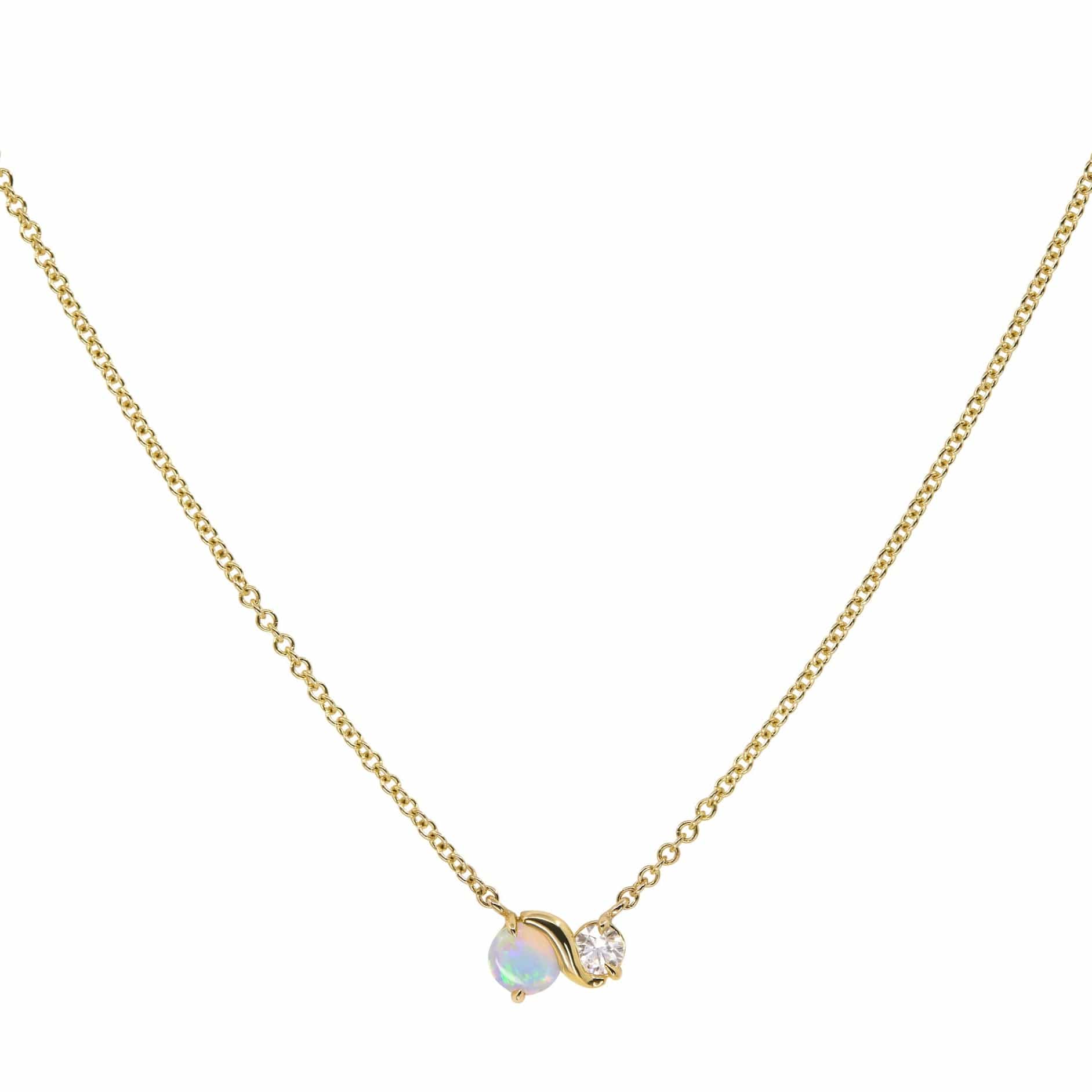 FADE TO BLACK STUDIO NECKLACES Infinite Opal Necklace