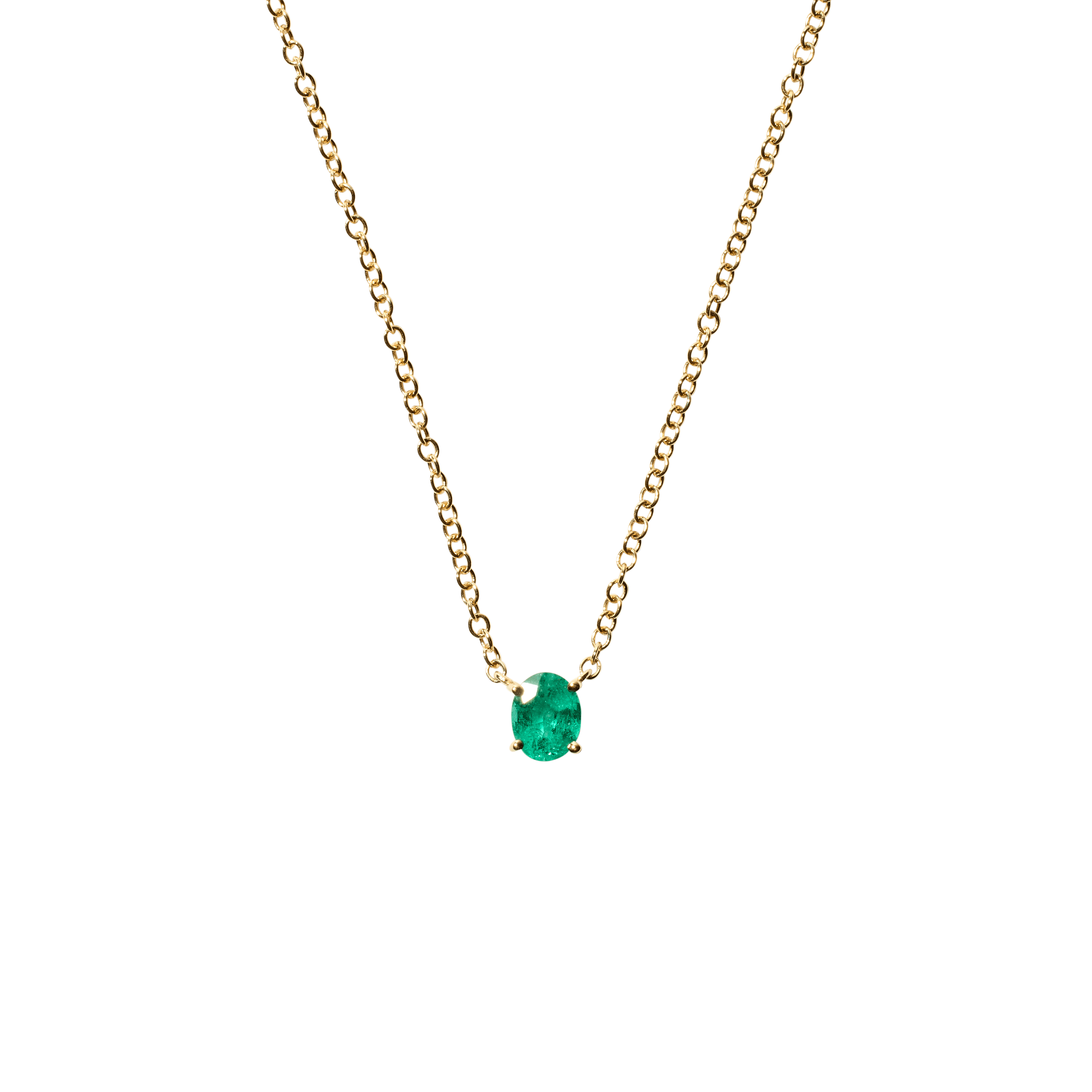 Fade To Black Jewelry NECKLACES Jardin Emerald Necklace