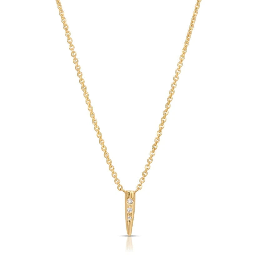 Danielle Morgan Jewelry NECKLACES Mini Diamond Spike Necklace