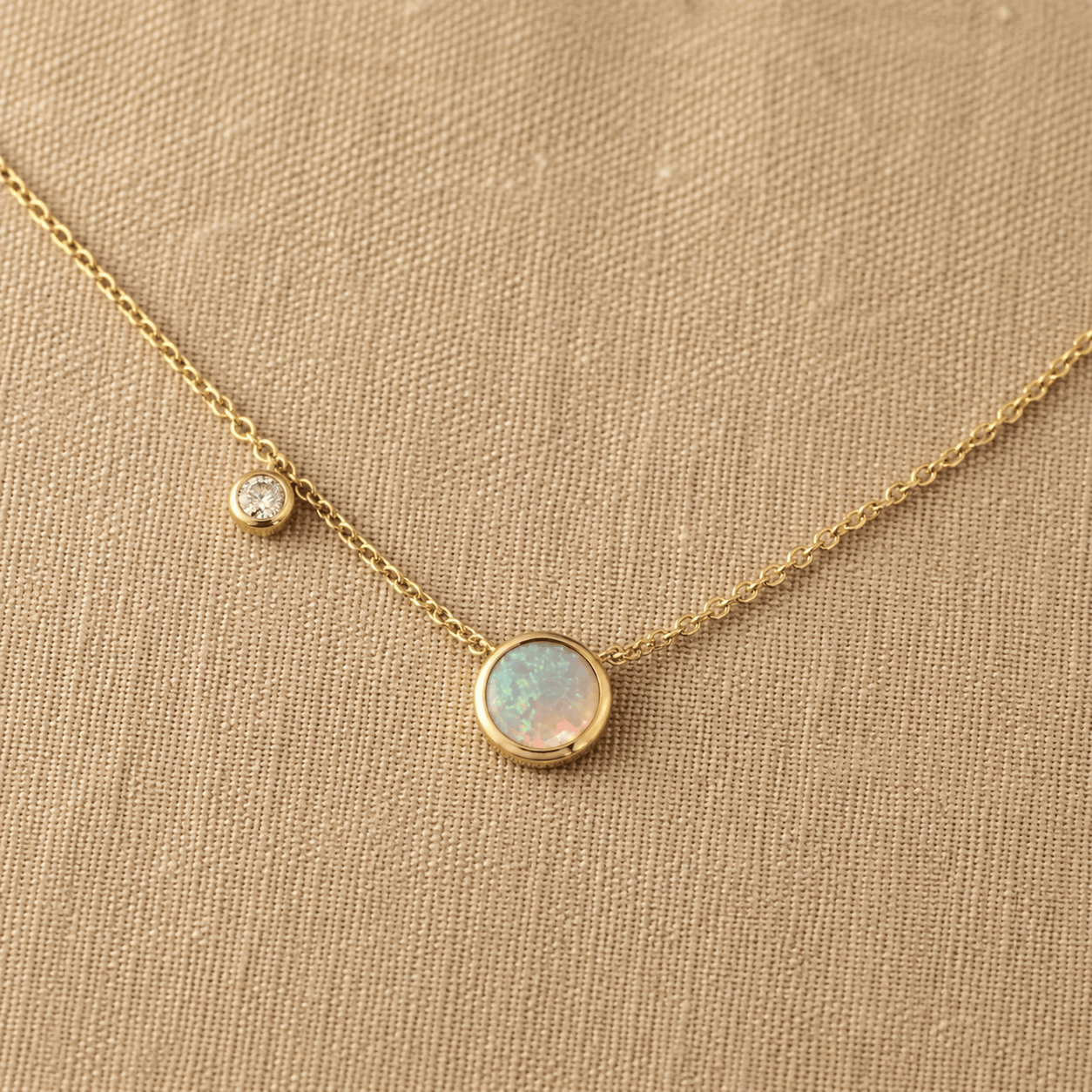 FADE TO BLACK STUDIO NECKLACES Moon Beam Necklace