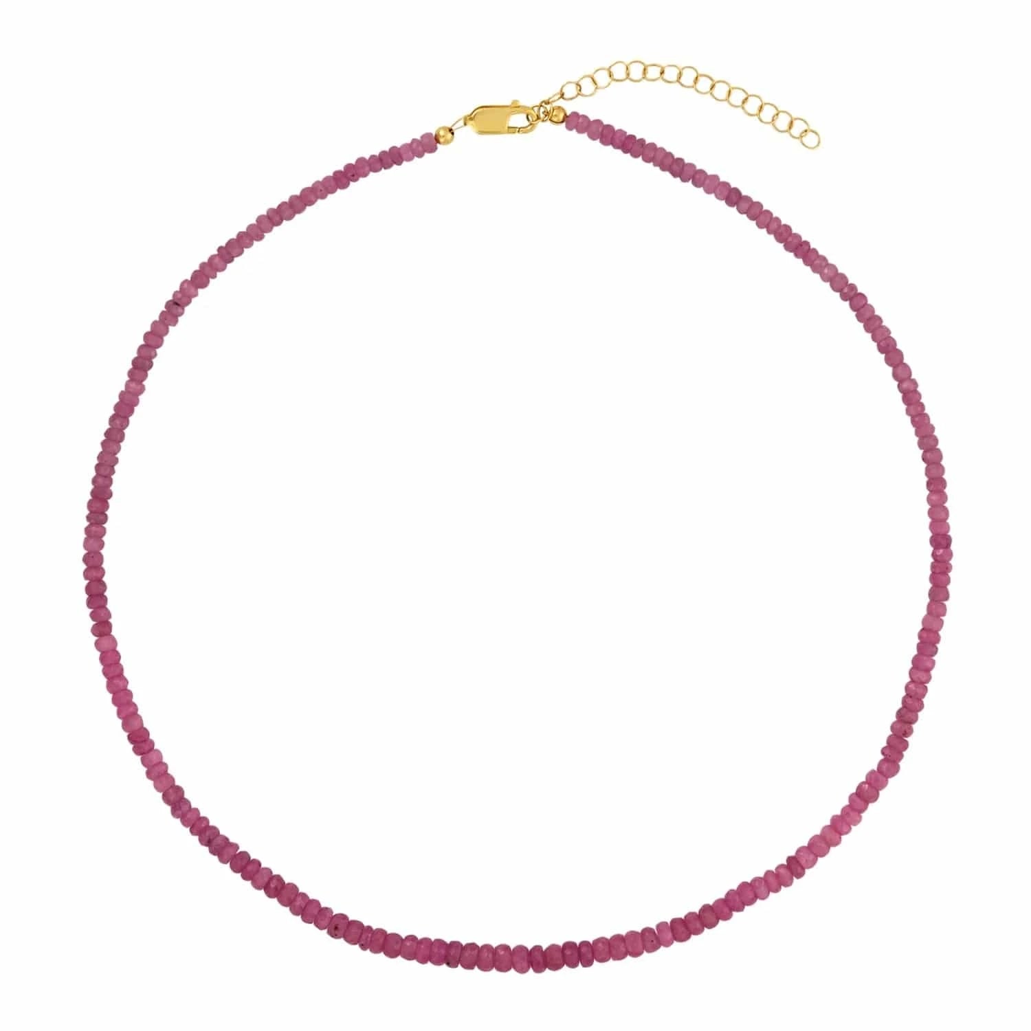 Karen Lazar NECKLACES PINK SAPPHIRE NECKLACE