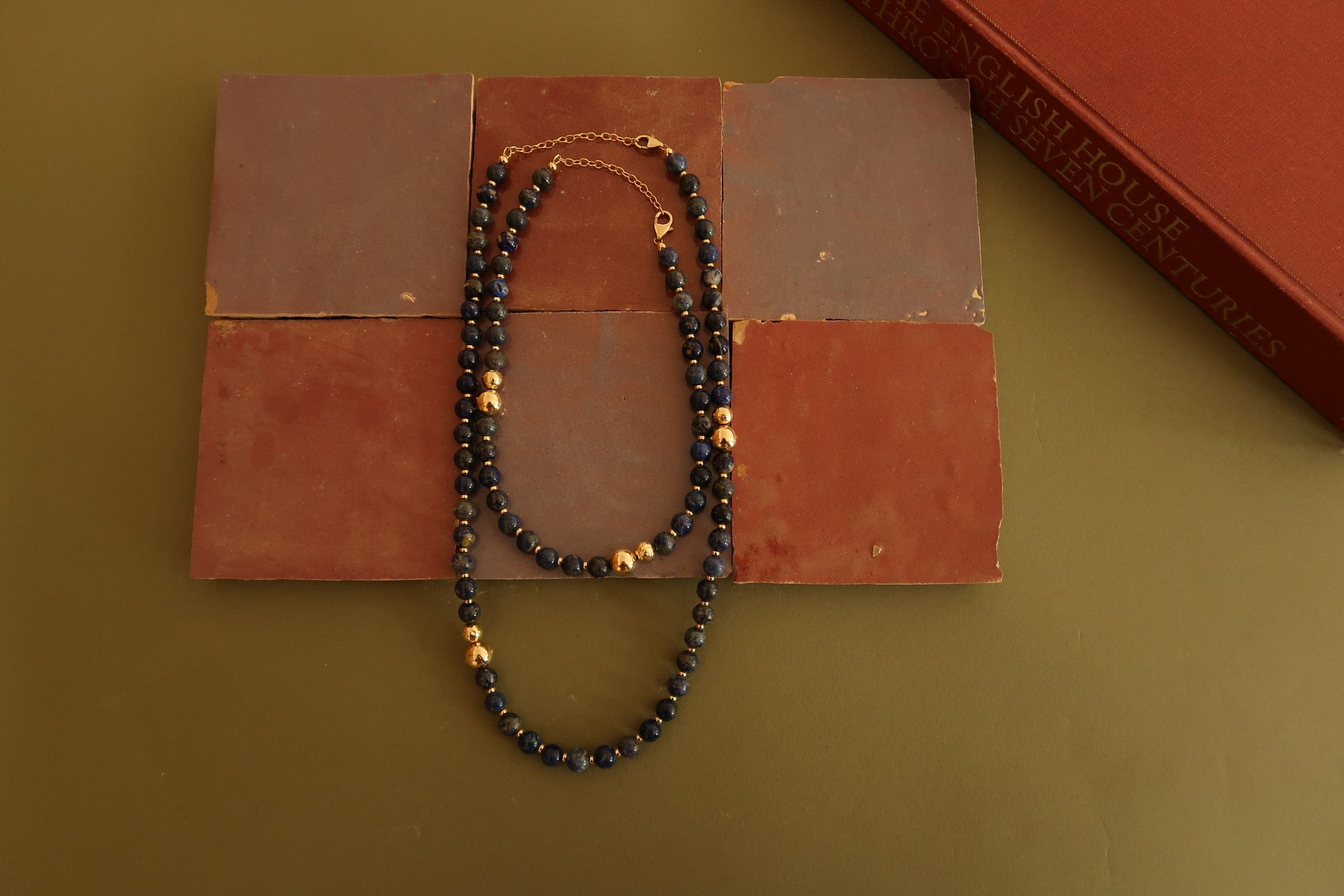 Karen Lazar Design NECKLACES The Aster Necklace - Lapis