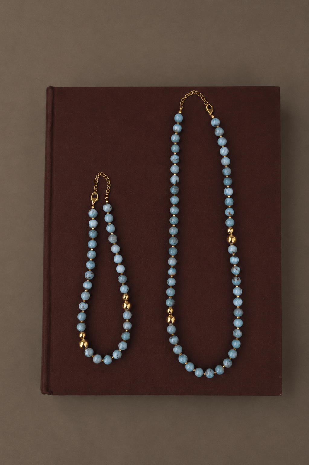 Karen Lazar Design NECKLACES The Aster Necklace - Larimar