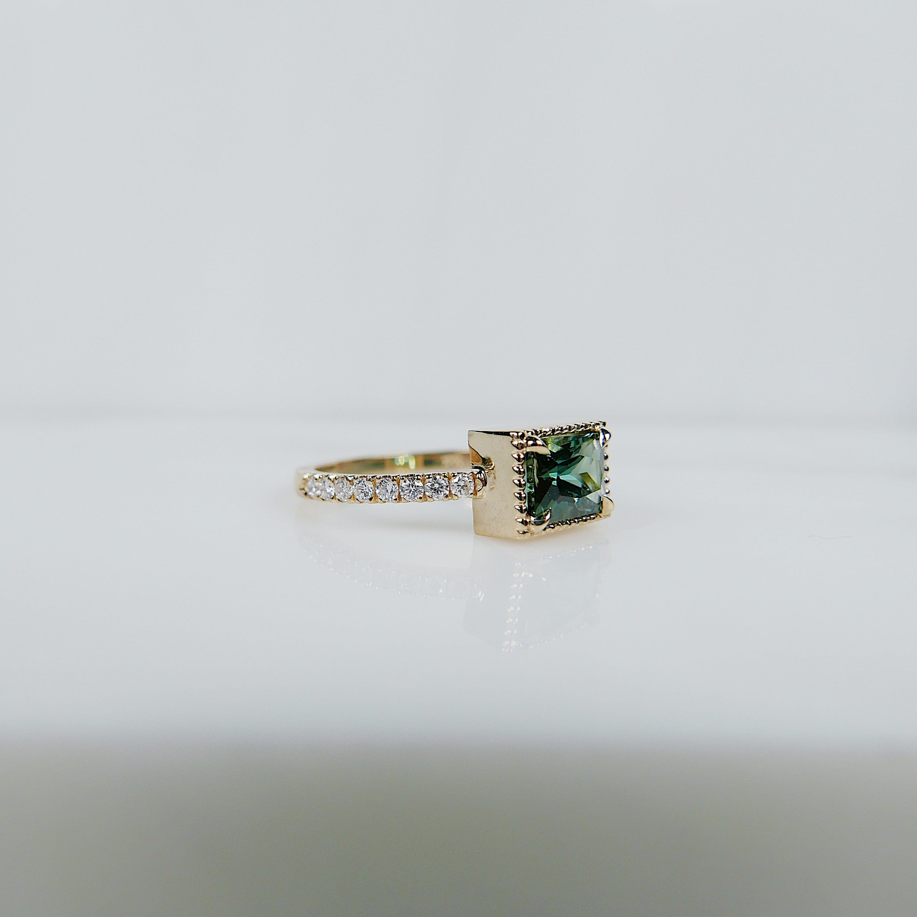 Mason Grace One Of A Kind Tourmaline East West Ring