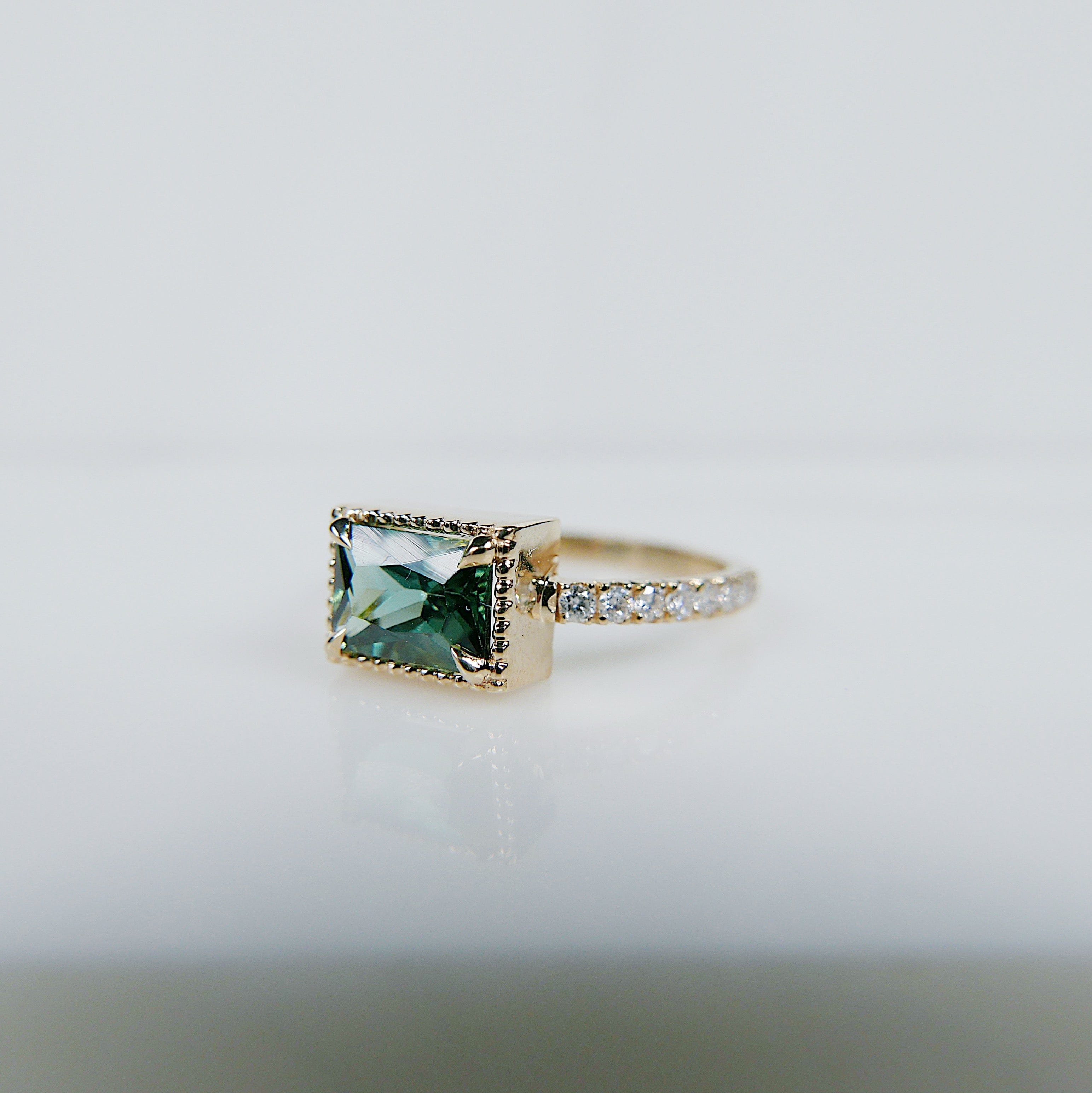 Mason Grace One Of A Kind Tourmaline East West Ring