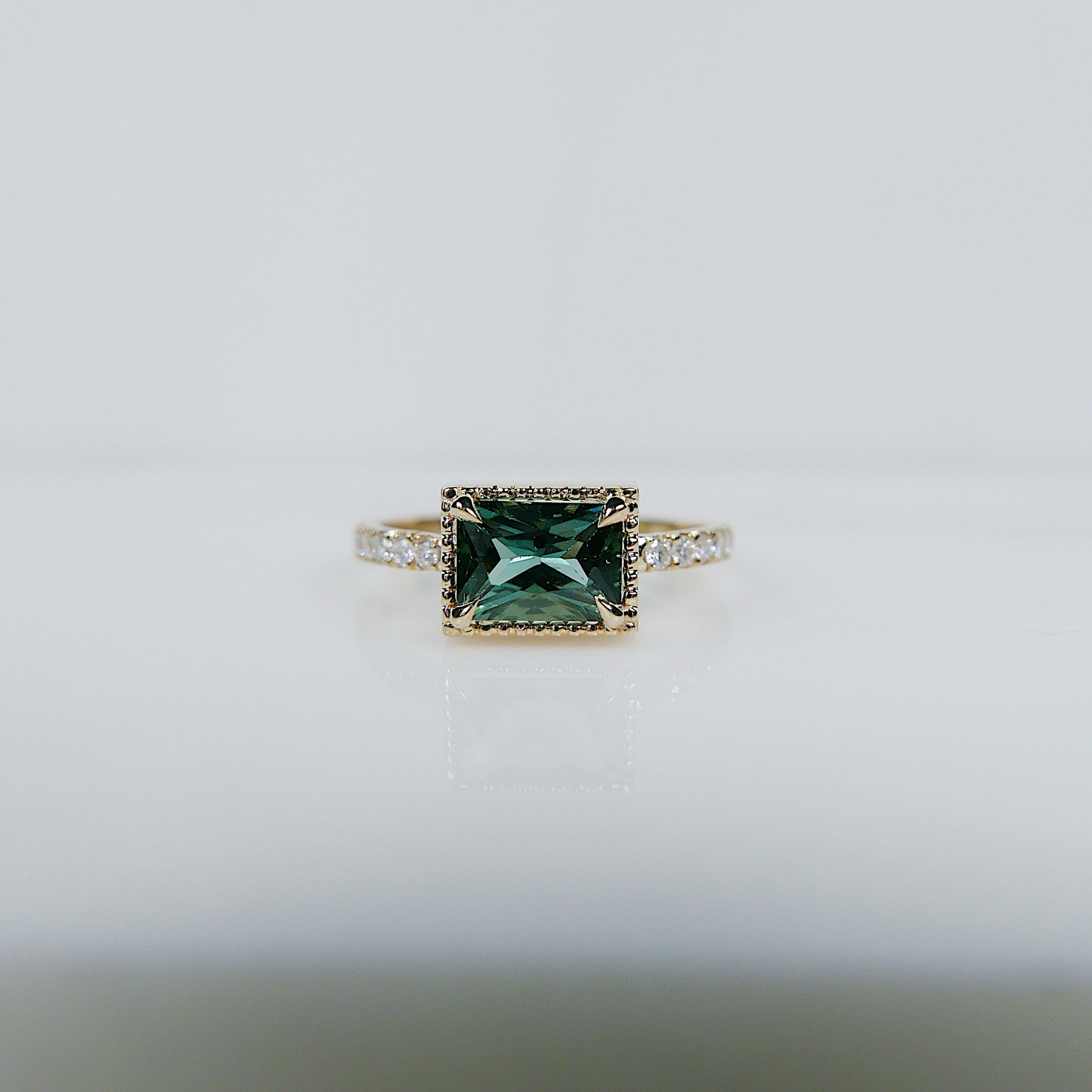Mason Grace One Of A Kind Tourmaline East West Ring