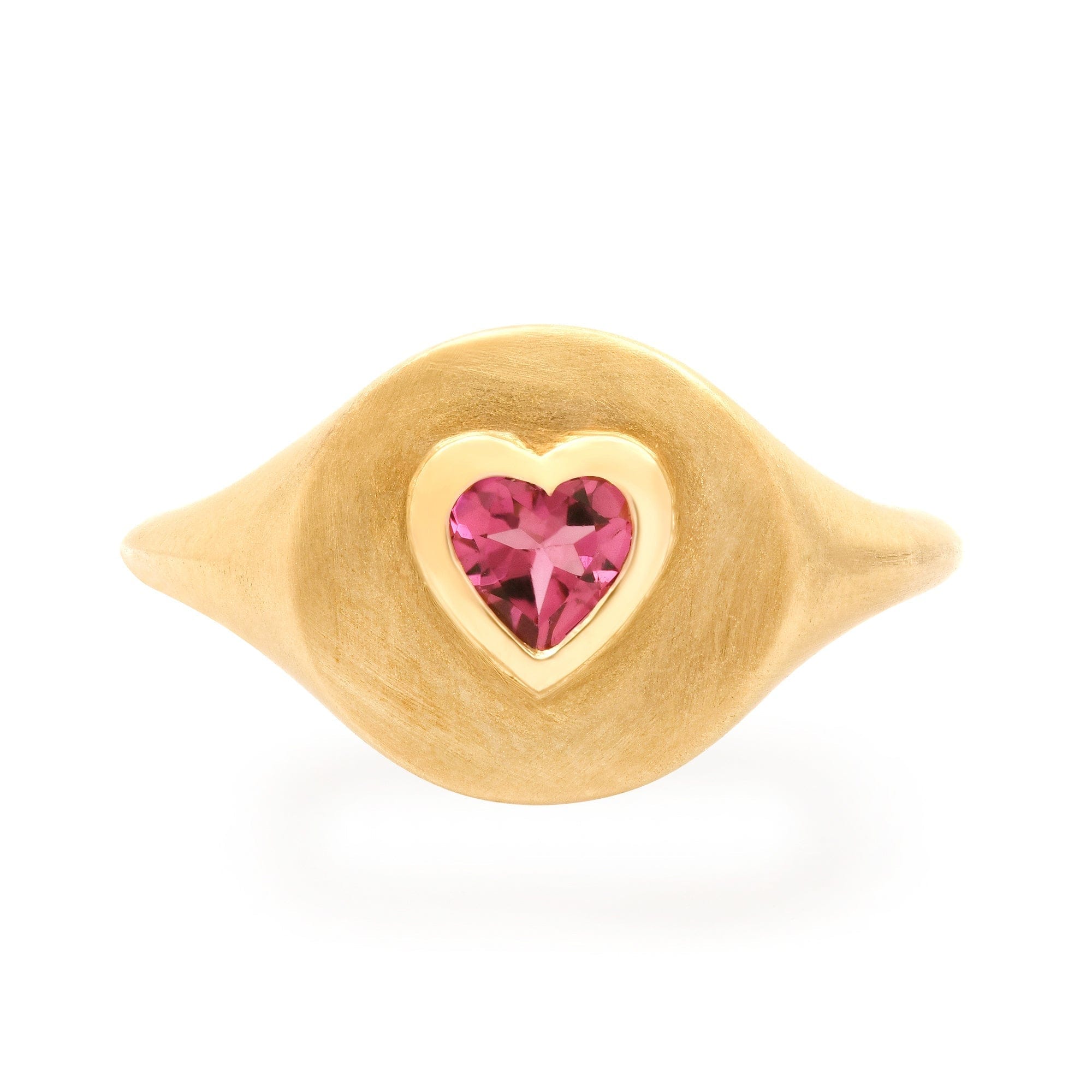 Mason Grace Jewelry One of a Kind Tourmaline Heart Signet