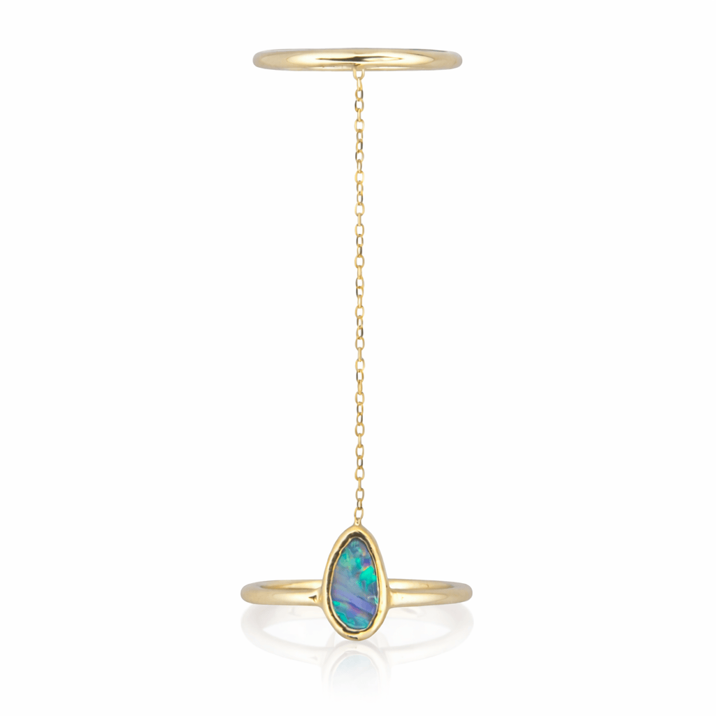 Sublimity opal chain ring