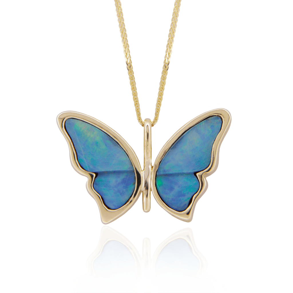 Sublimity Petite Opal Butterfly Necklace