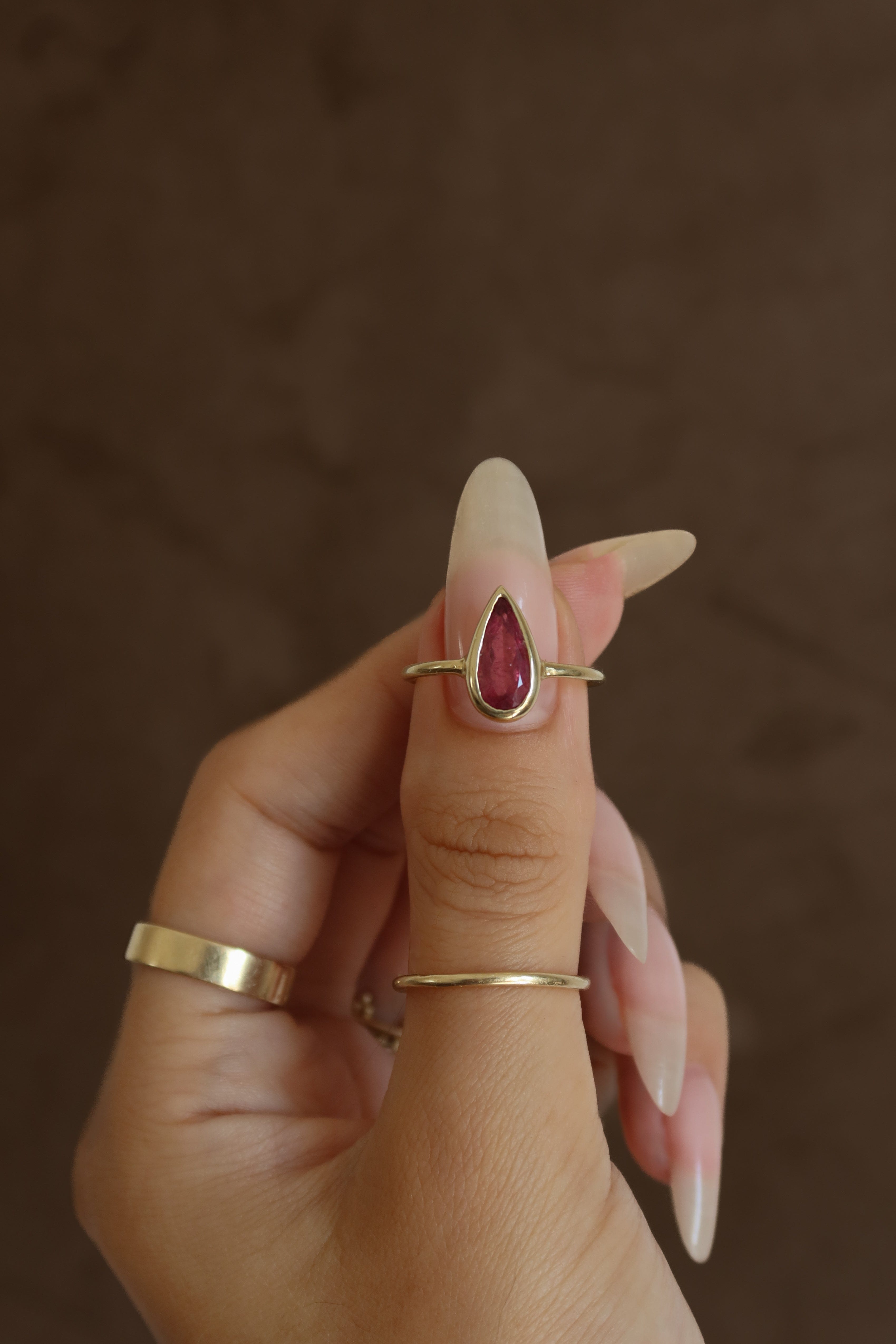Sublimity pink tourmaline ring