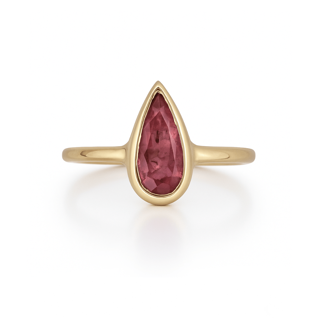 Sublimity pink tourmaline ring