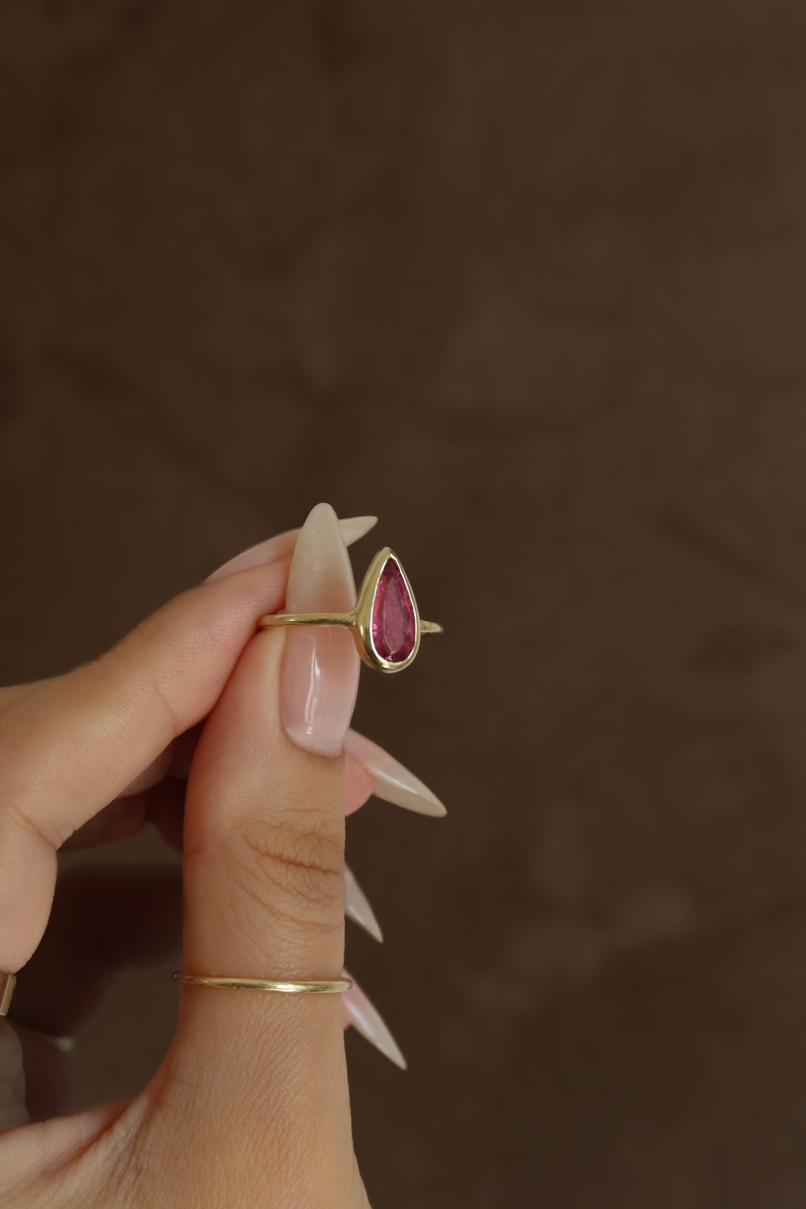 Sublimity pink tourmaline ring