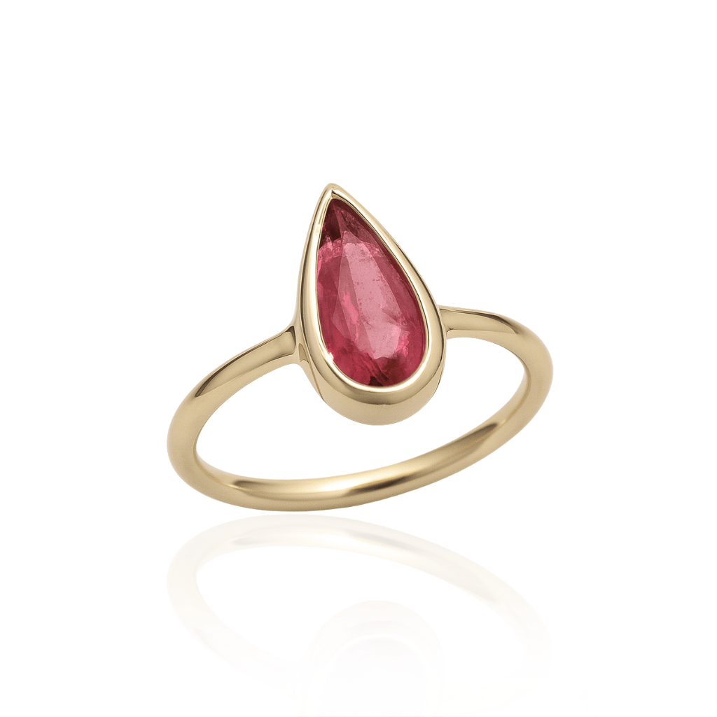 Sublimity pink tourmaline ring