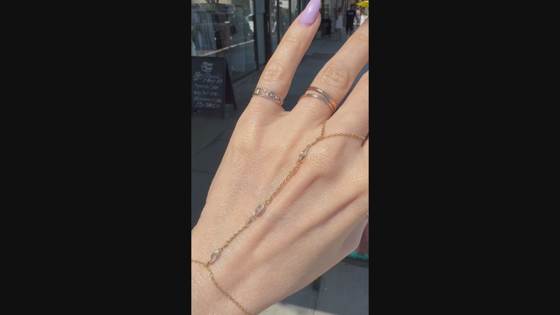 The Embrace Hand Chain