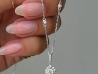 Art Deco Diamond Pendant Necklace