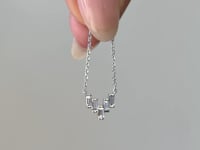 Baguette Art Deco V Necklace