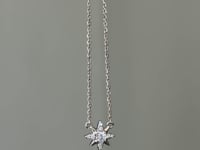 North Star Diamond Charm Necklace
