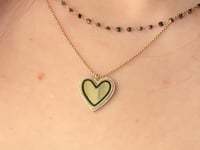 Floating Black Diamond Necklace